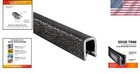 Flexible Pvc Edge Trim Black 25ft For Marine  Auto  Exterior Edging