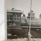 Vintage Steam Train Locomotive 20 Railroad Photo 4x5 B w Gelatin Original