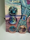 The Outer Limits Monsters Custom Retro Display Card With 6 Children   s Rings