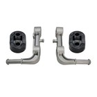 2pcs Hanger Rubber Exhaust Bracket Muffler Support Assembly Compatible With 
