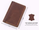 Leather Notebook Cover For Field Notes Handmade Journal Cover For Moleskine Cahi