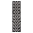 Rugshop Outdoor Rug Runners Transitional Geometric Textured Carpet Patio Rug 2x7
