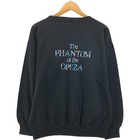 Vintage 1980 s Blues Phantom Of The Opera Back Print Sweatshirt Size Xl Men s