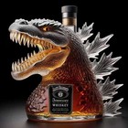 300ml Godzilla 70th Anniversary Whisky Bottle  A Special Gift For Family Parties