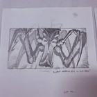 1997 Starship Troopers Original Hand Drawn Production Art Storyboard Concept Coa