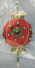 Herrschners Christmas Ornament Kit Mini Wonder Red Green Beads Pushpin 510572