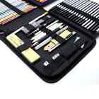 83 Pcs Professional Drawing Artist Kit Set Pencils And Sketch Charcoal   Bag