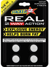 Stacker Real 2 Way Action - 6 Packs - Fast Energy Diet Burn Fat Weight Loss 2way