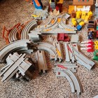 Video Fisher Price Geotrax Remote Control Town Railway Train Set Works  