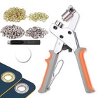 Grommet Tool Kit With 200 Sets 3 8 Inch 10mm Grommets  Heavy Duty Grommet Kit   