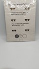 Vtg Hold It Button Black white grey Glitter Checkered Pattern Traditional Gold