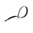 Velcro Reusable Self-gripping Cable Ties 1 2 X 15 Inches Black gray 30 Ties Each