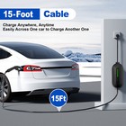 Level 1 2 Ev Charger  Electric Vehicle Portable Charger  8-16a Adjustable J1772