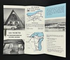 1960s 300 North Ski Resort Bessemer Mi Big Powderhorn Michigan Travel Brochure