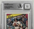 Terry Bradshaw Signed 1984 Topps Card 162 Pittsburgh Steelers Beckett Auto 10 