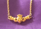 Vintage Claddagh Anklet By Avon