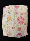 Lot 2 Pottery Barn Baby Kids Floral Cotton Crib Fitted Sheet Pink Blue Green