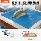 Vevor Screen Printing Kit Silk Screen Printing Frames 6x10 8x12 10x14 110 Mesh