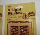 Dollhouse 8 Light 1 12th Scale Wood Window Houseworks 5023 Nos  lot Of 2