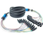 Professional 12 Channel Male To Female Multicore Xlr Audio Snake Cable