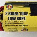 Tube Tow Rope 2 Rider 50ft Two Section Float Tubing Water Sports Towable Airhead