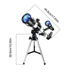 50mm Astronomical Telescope 60x With Phone Adapter   Tripod For Kids Beginner