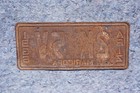 1936 Maricopa County Arizona License Plate