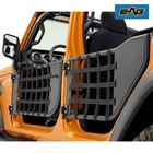 Tubular Door Set Side View Mirror Pair For 2018 2022 Wrangler Jl 4 Door