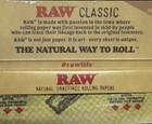 Raw Classic King Size Rolling Papers Slim  32 Leavse Per Pack    Authentic  