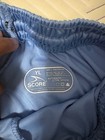 Score Authentic Light Blue Polyester Athletic Shorts Youth Large