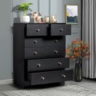 Dresser For Bedroom Storage Tower Tall Chest Organizer Unit 4 5 6 7 Wood Drawers