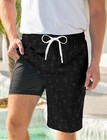 Mens Swim Trunks Quick Dry Compression Liner Pockets 9   Inseam M-3xl Upf 50 