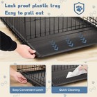 Folding Wire Dog Crate Single Door Metal Pet Kennel Puppy Cage 24 30 Inch
