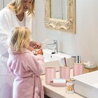Bathroom Accessories Set - With Trash Can Toothbrush Holder Soap Dispenser So   