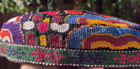 Embroidered Color Taqiyah Islam Kufi Muslim Doppi Hat Uzbek Tubeteika Skullcap