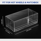 40x Storage Display Protective Box For Hot Wheels 1 64 Scale Matchbox Toy Cars