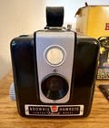 Vintage Kodak Brownie Hawkeye Camera With Original Box And Instruction Manual