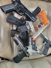 Lot Of Spring Powered Airsoft  Pistols    For Parts Only 