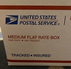 Medium Flat Rate Box Of Baseball Cards - Topps Bowman Upper Deck And More 