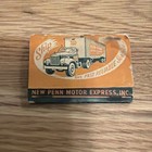 Vtg New Penn Motor Express Trucking Figural Matchbook York Lancaster Reading    