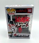 David Howard Thornton Signed Art The Clown Funko  1592 Terrifier - Picture   Coa