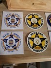 8 Piece Lot - Uv Vinyl - F o p  Police  Decals  Outside - Stfa