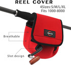 Fishing Reel Covers Bag 2 Packs Large And Medium Size spinning Reel Cover Baitca