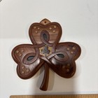 Handcrafted Celtic Irish Shamrock Wooden Wall Plaque  Islandcraft C6