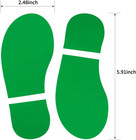 45 Pairs 90 Prints Kids Shoes Decals Footprint 2 5x 5 9 Inch  Multicolor 
