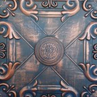 Ceiling Tiles 2x2 Faux Tin Rustic Copper Decor Cafe Wall Panel Pl22 10pcs lot