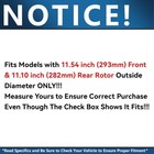 Front Rear Drilled Rotors Brake Pads For 2013 2014 2015 2016 2017 Honda Accord