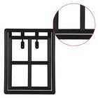 Plastic Pet Dog Puppy Cat Door Magnetic Locking Safe Flap For Screen Window Gate