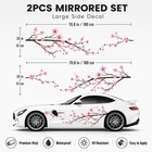 2pcs Cherry Blossom Car Decals  Large Sakura Side Vinyl Graphics For Cars  Ja   