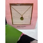 Kate Spade New York Initial A Necklace And 3-pack Heart Crew Socks Set Black